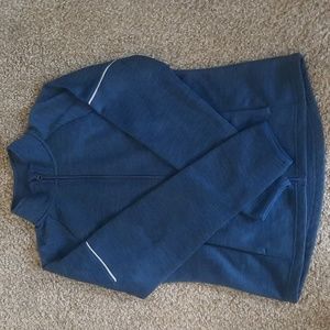 Dark Green Danskin Fleece-lined jacket